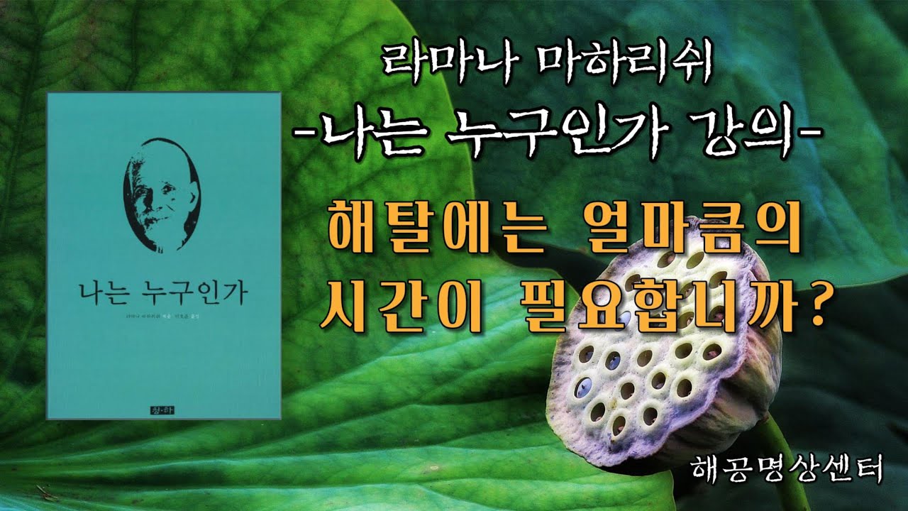 (33회) 나는 누구인가 강의 - 해탈에는 얼마큼의 시간이 필요합니까? [마하리쉬, 해탈, 자유, 깨달음] - YouTube