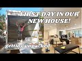 FIRST DAY IN OUR NEW HOUSE! getting unpacked!