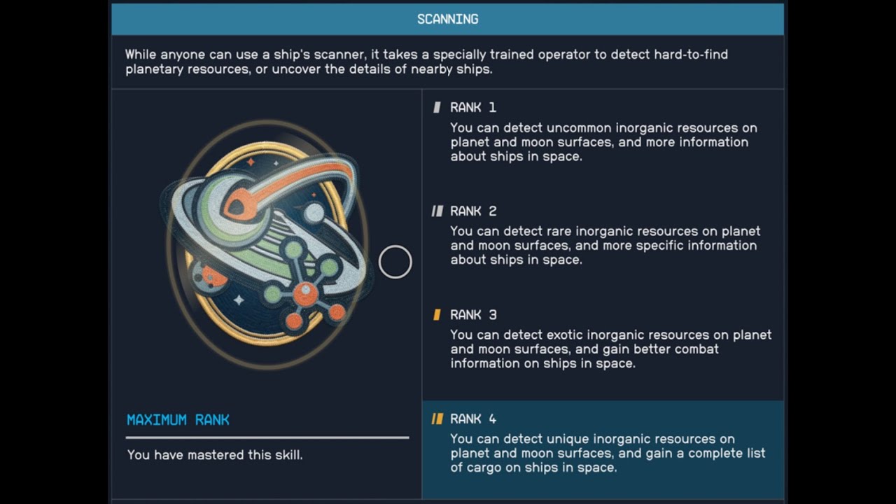4k Starfield - Scanning Skill - Mastering Science in Starfield