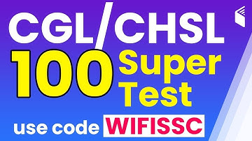 SSC CGL & CHSL | Complete Course | Use Promo Code "WIFISSC" Get 10% OFF