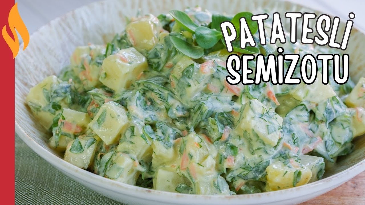 Patatesli Semizotu Salatası ???? Favori Yaz Salatası Tarifi ???? Patatesli Semizotu Salatası ???? Favori Yaz Salatası Tarifi ????