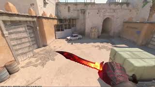 counter strike 2 bowie knife doppler (ruby)