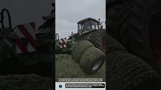 Heavy Silage Compactor Tractor tool for forage storage #tools