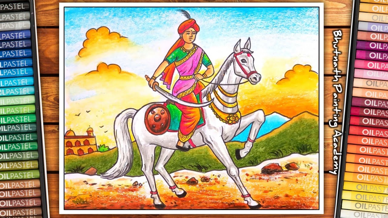Kamat's Potpourri: Picture of Queen of Jhansi, Laxmibai