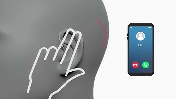 How to accept and end phone calls by tapping on rechargeable Bernafon miniRITE hearing aids