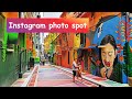 Walk around popular Instagram photo spot in KL - Jalan Alor Street Art | DJI Osmo Pocket