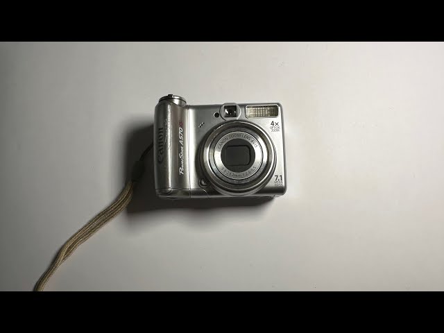 Canon PowerShot A570 IS - YouTube