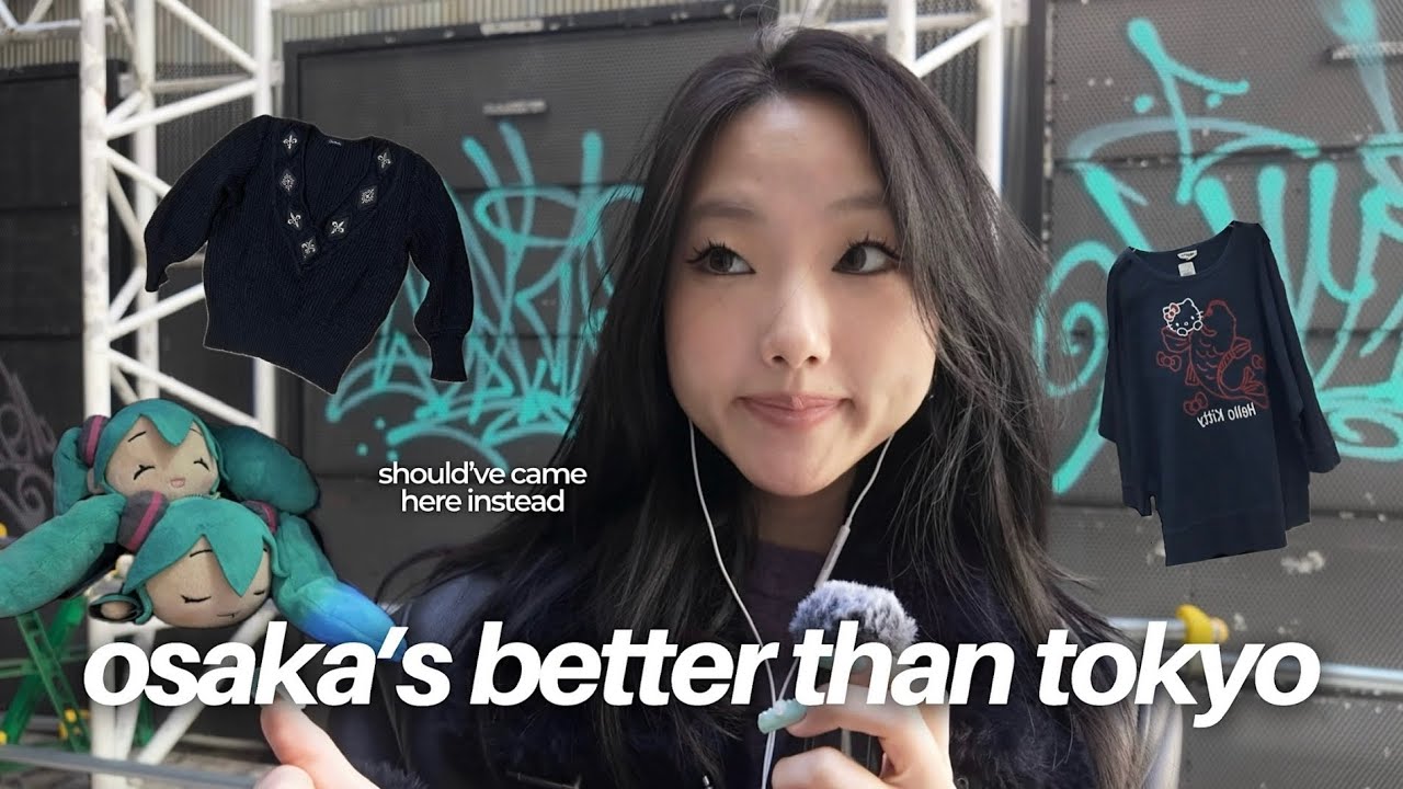 vintage shopping AGAIN but in OSAKA (much cheaper than tokyo!!)