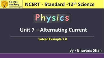 Solved Example 7.8