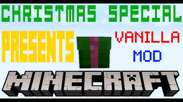 Christmas special - presents Minecraft 1.11 vanilla mod (one command installation)