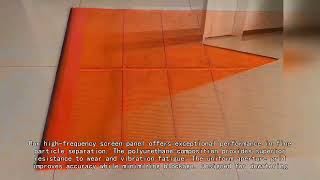 High Frequency Vibrating Screen Mesh Panel