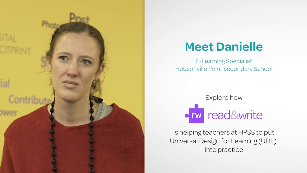 Explore how Read&Write helps teachers to put UDL into practice - YouTube