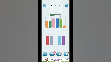 water sort puzzle level 140 #short