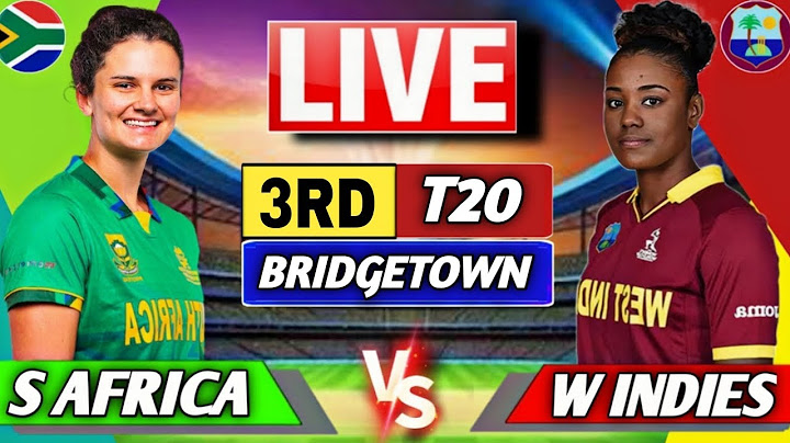 🔴Live : West Indies vs South africa Women 3rd T20 | Live score and Commentary | Wi W vs SA W live