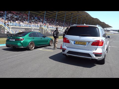 Mercedes-Benz GL63 AMG vs BMW M3 G80 Competition
