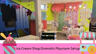 Ice Cream Dramatic Play | Home Daycare Tour