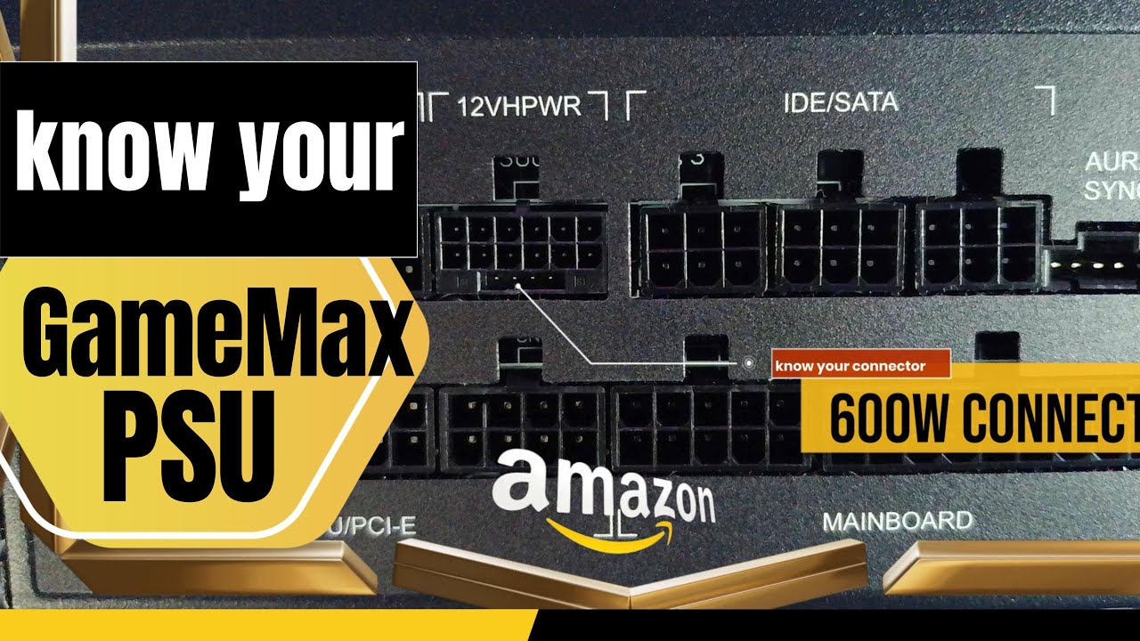 Know Your PSU? - GameMax - Smart Rgb 1300watt Platinum PSU - FRONT PANEL