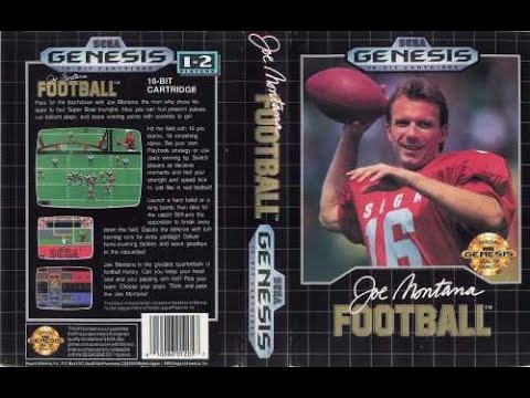 Joe Montana Football (Sega Genesis) - San Francisco 49ers at Cincinnati Bengals