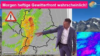 After up to 104°F: violent thunderstorm front likely tomorrow. Heat. Weather Report 07/29/2026-08...