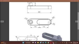 Construcción de Pieza en SolidWorks | Práctica 6