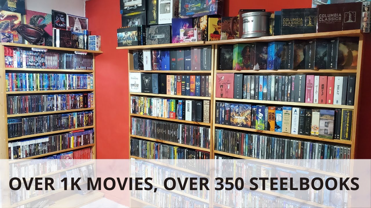 My complete collection 2022, over 1000 movies, over 300 Steelbooks and more