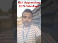 Rail Apprentices Selection Persentage #viral#short#apprentices #