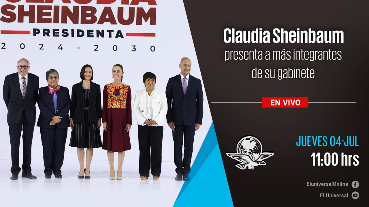 Claudia Sheinbaum presenta a más integrantes de su gabinete - YouTube