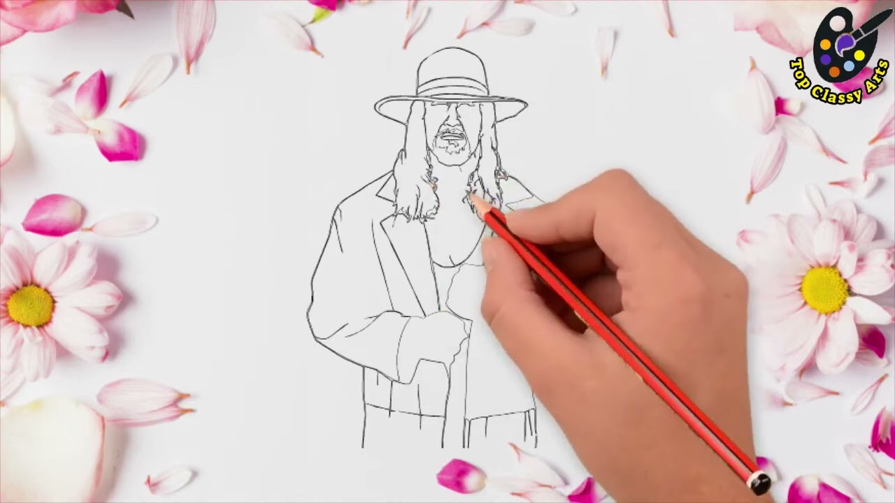 Epic Undertaker Drawing | WWE Legend Tribute Art