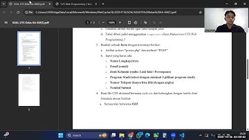 UTS - WEB PROGRAMMING 1