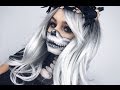 GLITTER SKULL QUEEN HALLOWEEN TUTORIAL | Full Face Using The Body Shop AD