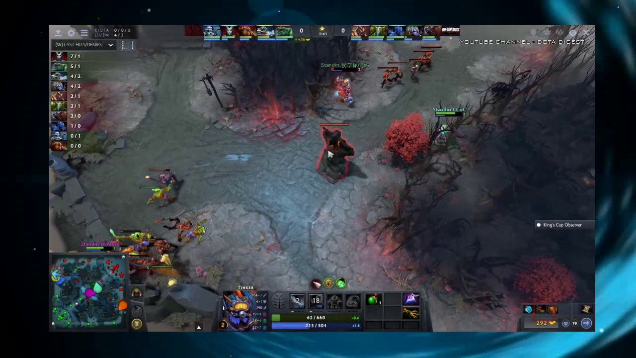 [KGG] Dire vs Infamous   PPD's team Debut! King's Cup 2017 Highlights Dota 2 Part 1