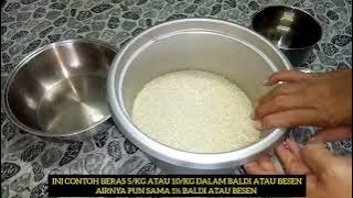 Cara Masak Nasi Dan Sukatan Air Untuk Sebarang Majlis