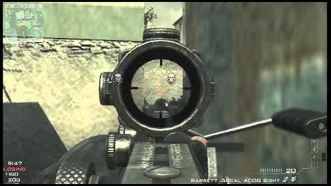 N-A-U-C - MW3 - 4-1 Game w/Barrett 50cal ACOG - Mission