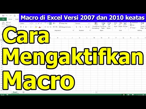Cara Mengaktifkan Macro di Microsoft Excel