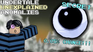 0.05% NEW CHARACTER IN UNDERTALE UNEXPLAINED ANOMALIES SHOWCASE | Roblox