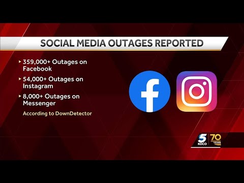 Many Oklahomans kicked out of Facebook, Instagram amid nationwide outage