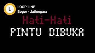 ASMR   Chime Door Audio   Chime Announcer | KRL Commuter Loop Line | Manggarai - Tanah Abang