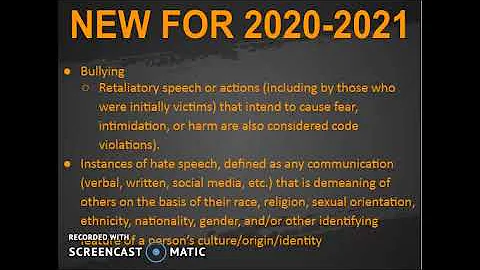 2020 21 Code Presentation