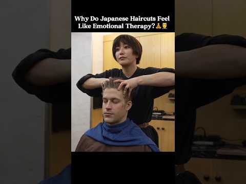 Why Japanese Barbershops Feel Like Therapy ASMR Haircut Asmr Barbershop Asmrvideo