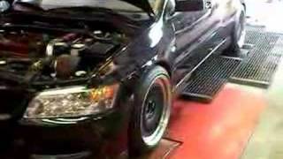 Jq's Evo at speed clinics dyno day