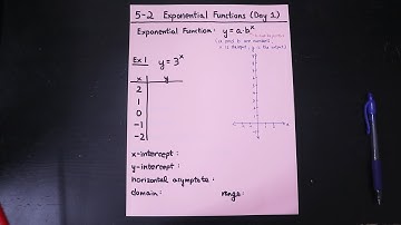 5-2 - Exponential Functions (Day 1)
