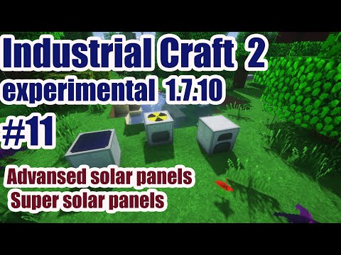 Minecraft: Гайд IC 2 Experimental 1.7.10 #11: advansed solar panels, super solar panels