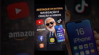BATERIA OTIMIZADA, VIDEOS RÁPIDOS! #iphone16pro  #TecnologiaApple #CelularPremium