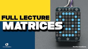 Matrices | How matrices work - Matrices addition, subtraction algebra | worked examples FULL LECTURE