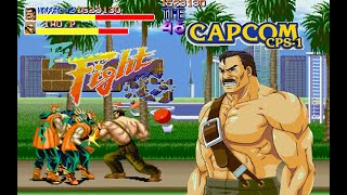 Final Fight Hardest-Mike Haggar No Weapons No Death ALL