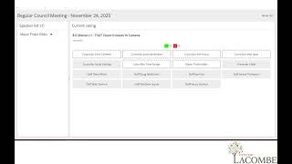 Regular City Council Meeting - November 24 2025