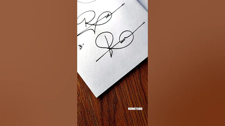 How to sign the letter R ❤ ?