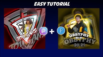 Cara membuat logo esport di Android dengan mudah menggunakan aplikasi Pixellab dan Picsart