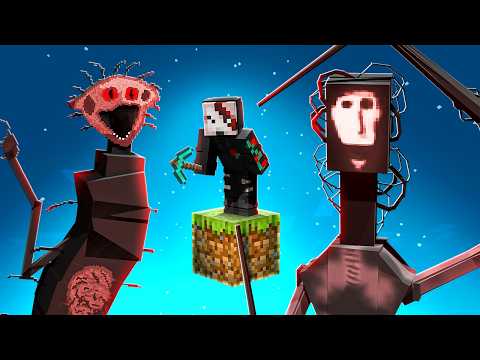 I Survived the Horror OneBlock in Minecraft!
