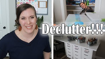 Homeschool Room Declutter | Getting Ready for School in January